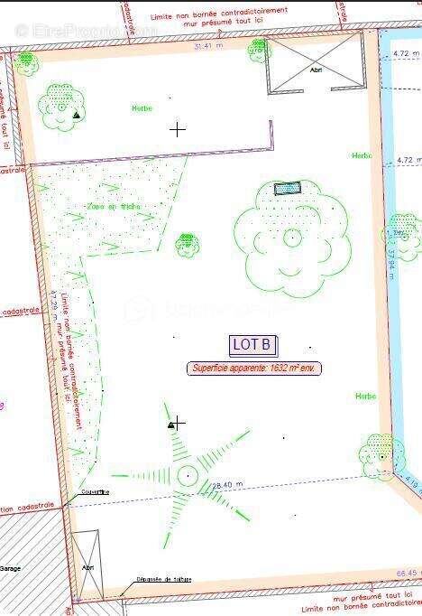 Terrain à LA FRETTE