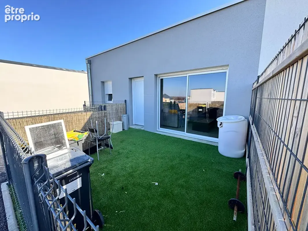 Maison neuve PMR de plain-pied, mitoyenne, avec jardinet à vendre loué 500 - photo 2