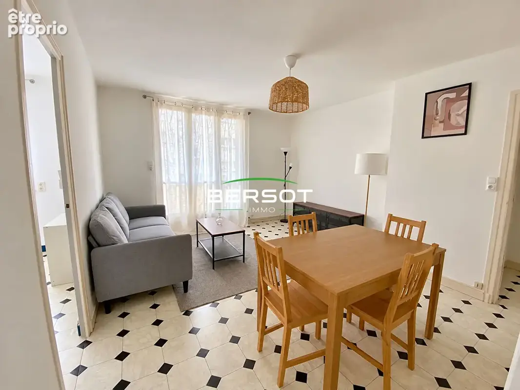 Appartement 3 pièces meublé 52,79 m² lumineux & traversant - balcon - cave - grenier - photo 2