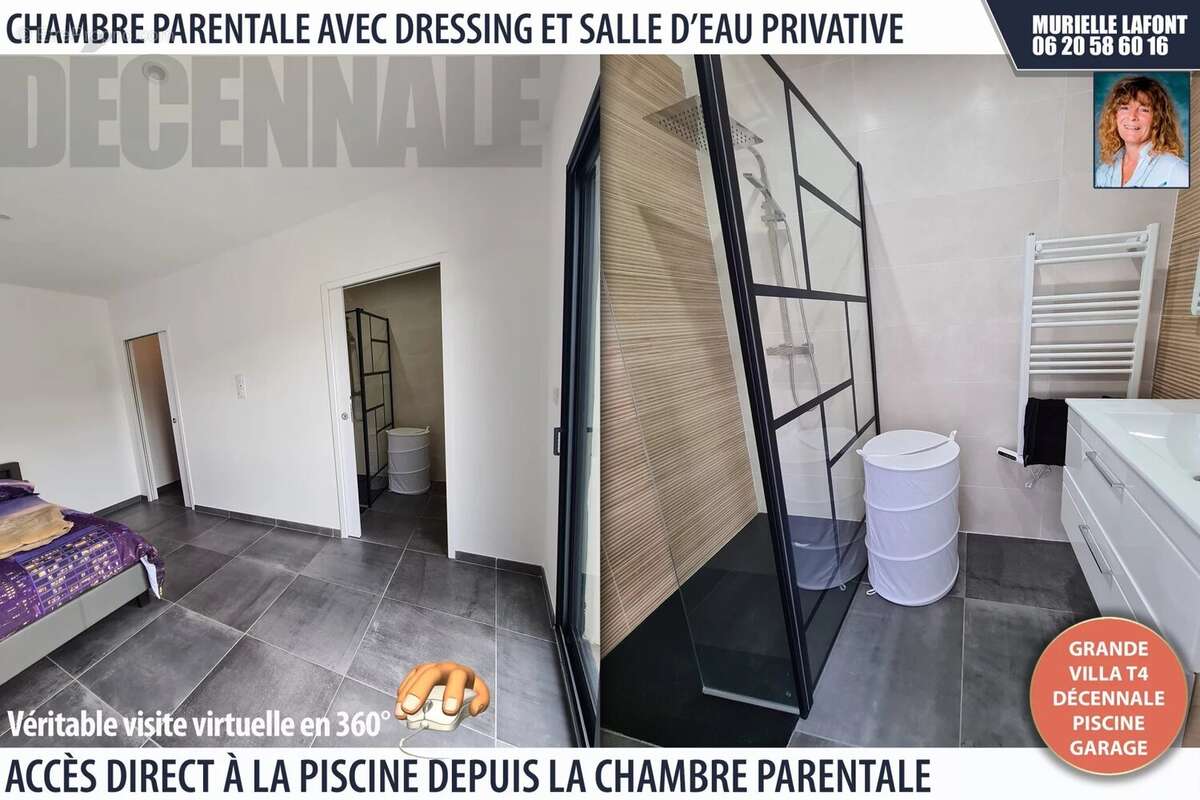 Villa sous décennale, piscine, parcelle paysagée - photo 4