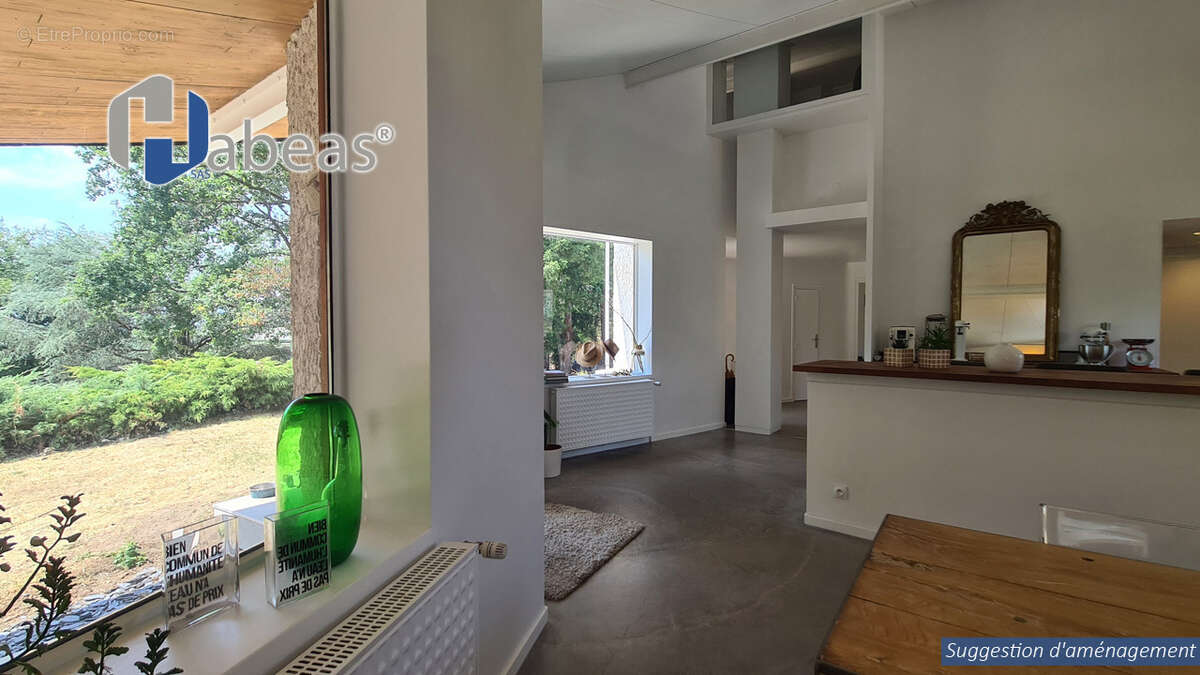 À 45 min de Lyon – Maison d’architecte unique de 330m², 6 chambres, avec piscine 10x5 au cœur de 5 800 m² de parc arboré - photo 10