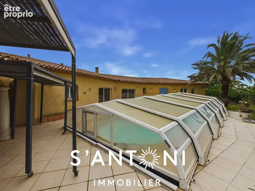 Portiragnes  villa plain-pied 136 m²  4 chambres  piscine chauffée  terrain 1 400 m²  dpe c/a - photo 7