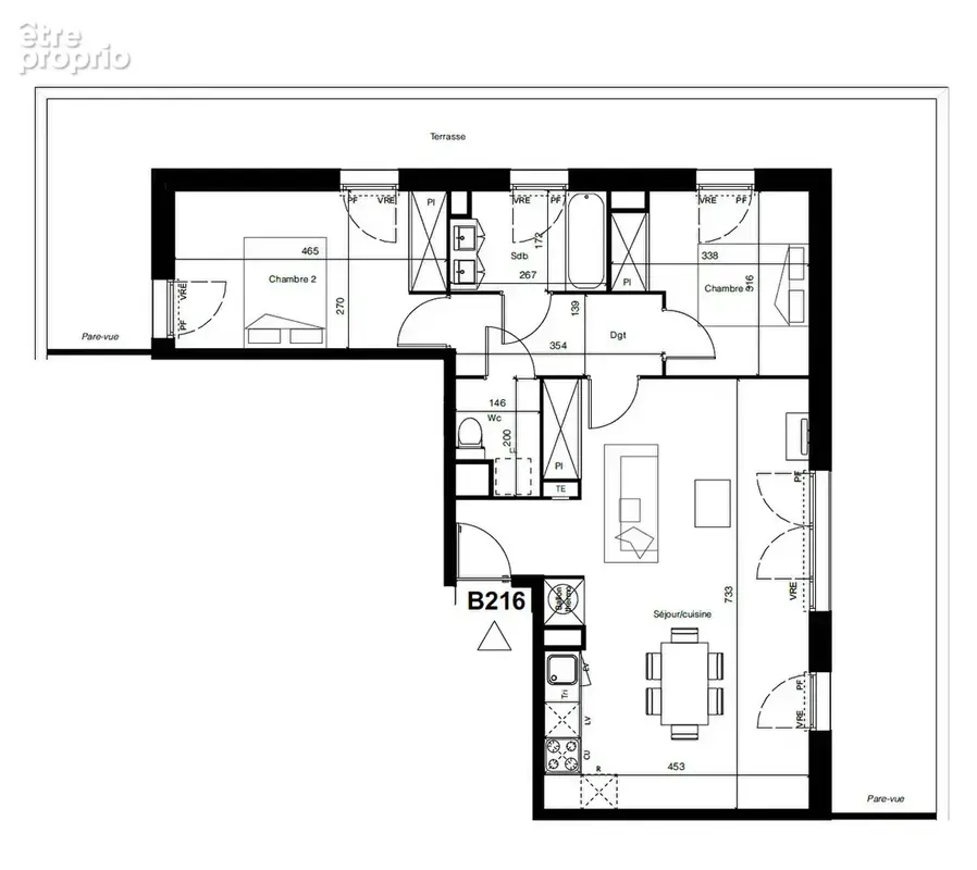 Appartement à TOURNEFEUILLE