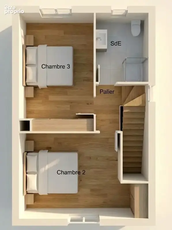 Maison familiale 117 m²  + garage 4 chambres  jardin 335 m² - photo 4