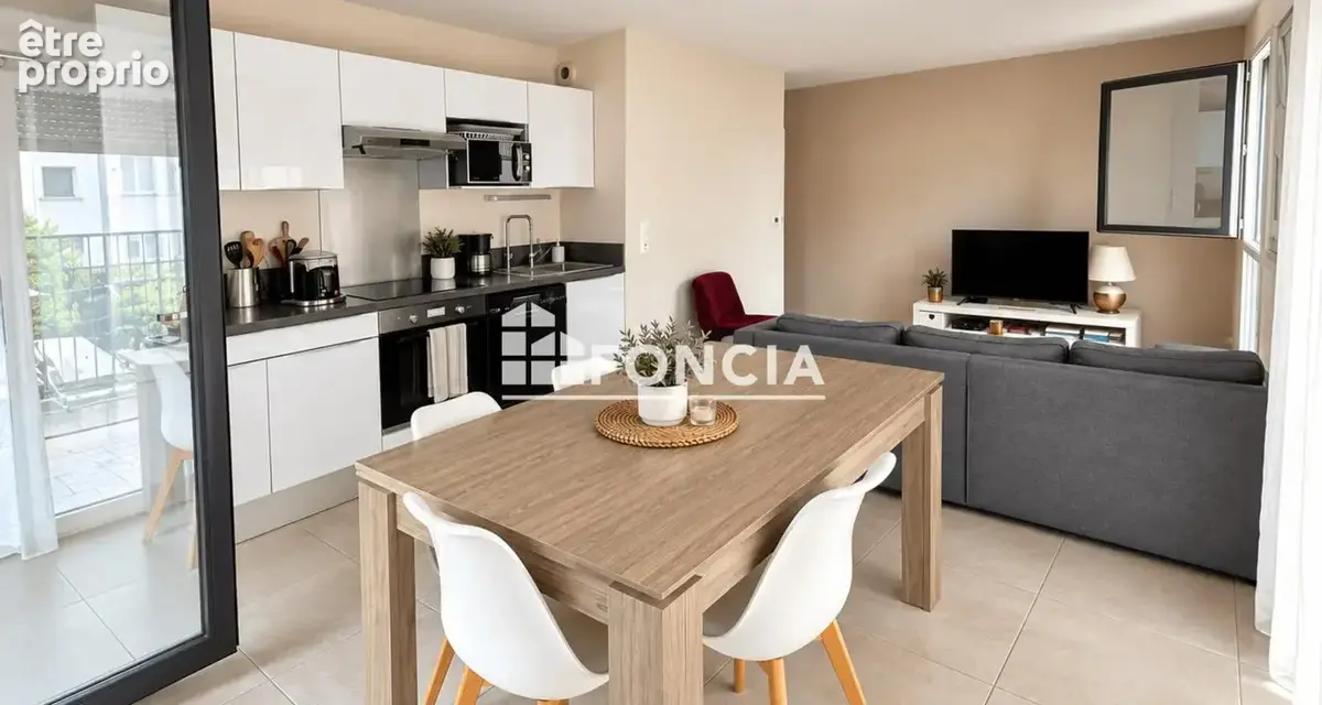 Beau T4 au calme avec balcon plein sud et 2 places de parking en sous-sol - photo 2