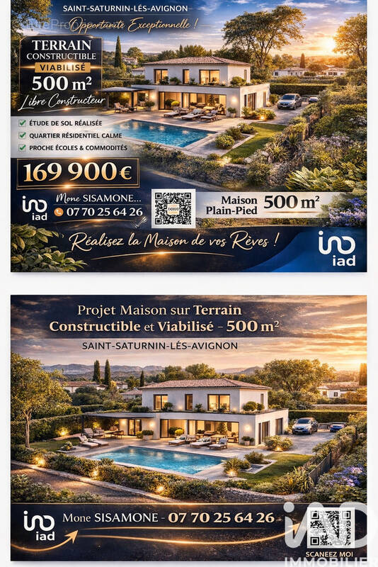 Photo 1 - Terrain à SAINT-SATURNIN-LES-AVIGNON