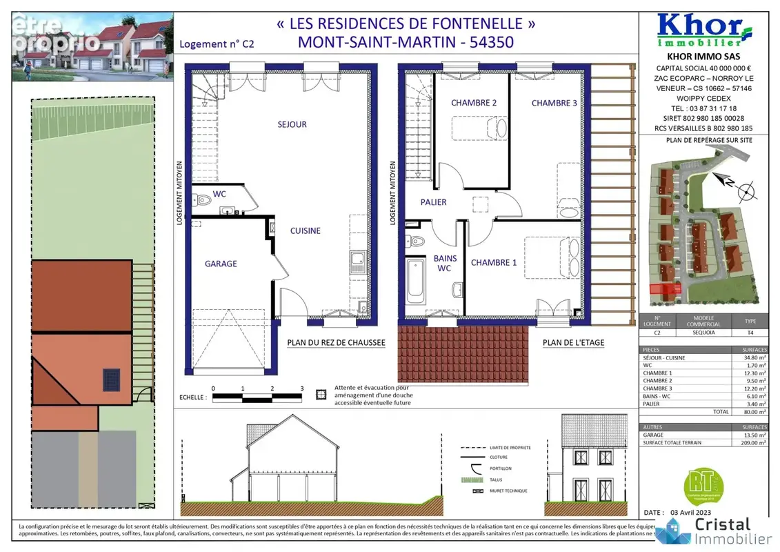 Maison 5 pièces 80 m² à vendre à Mont-Saint-Martin (54350) - photo 2
