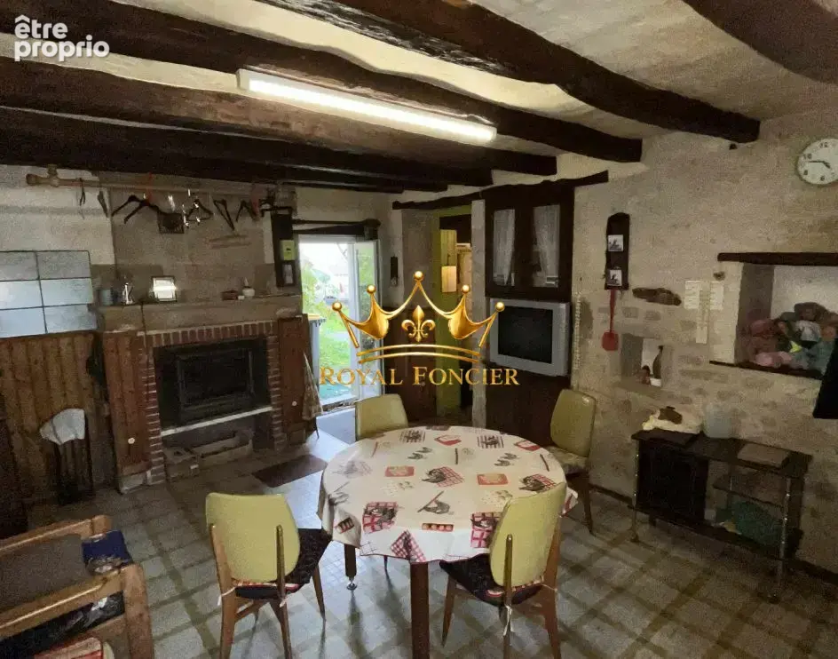 Séjour avec cheminée
