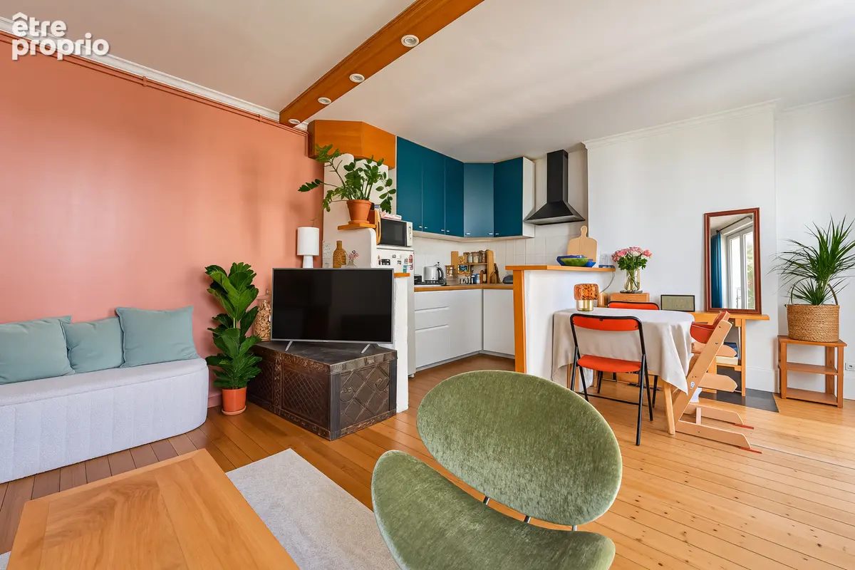 Appartement avec cachet au coeur du Village Jourdain - Paris 20ème - photo 4