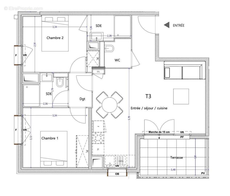 Appartement à ANTIBES