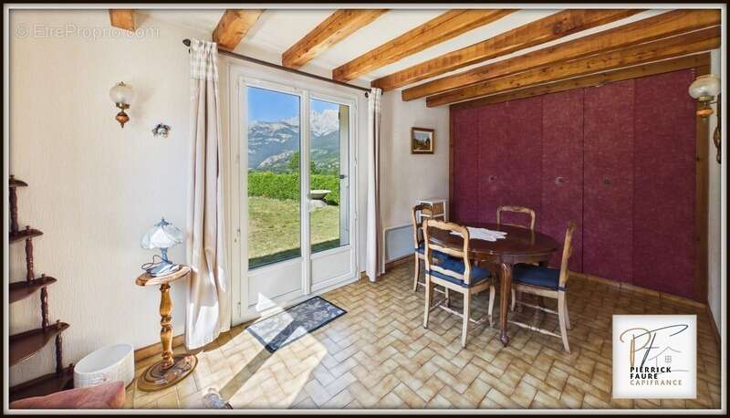 Maison atypique à Villar-Saint-Pancrace : jardin, dépendance et vue montagne - photo 13