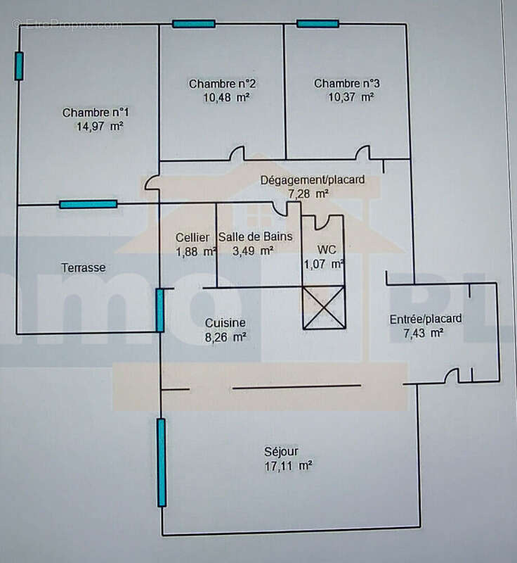 Appartement à TRAPPES