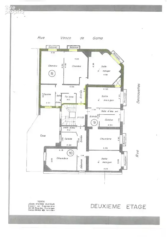 PARIS 15ème, 3 pièces de 60m2 avec 2 chambres - photo 3