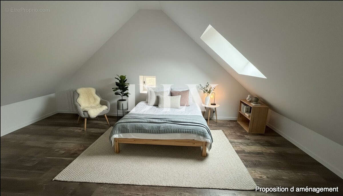 chambre maison principale - Maison à PITHIVIERS