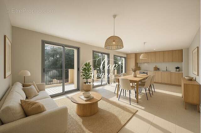 Appartement à 100m des plages t4 avec terrasse et 2 parkings dans résidence calme à vendre à grimaud beauvallon - golfe de saint - photo 3