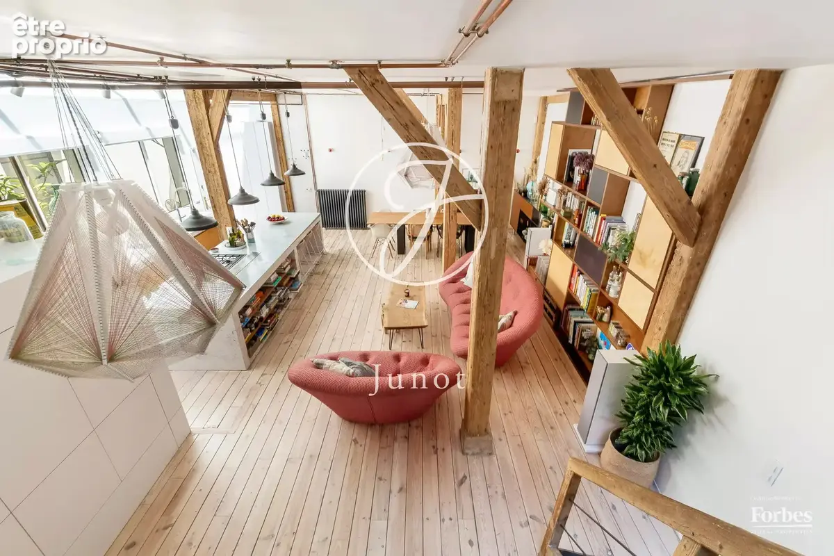 Paris 19e - BUTTES BERGEYRE / BELLEVILLE - Loft - 145,60m² Carrez - 166,30m² au sol - 3 chambres - Volumes - photo 21