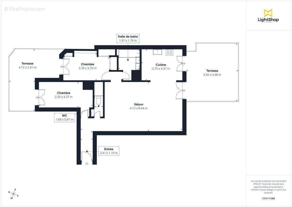Appartement à BOULOGNE-BILLANCOURT
