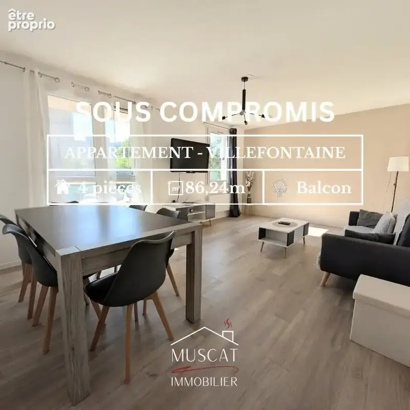 Appartement à VILLEFONTAINE