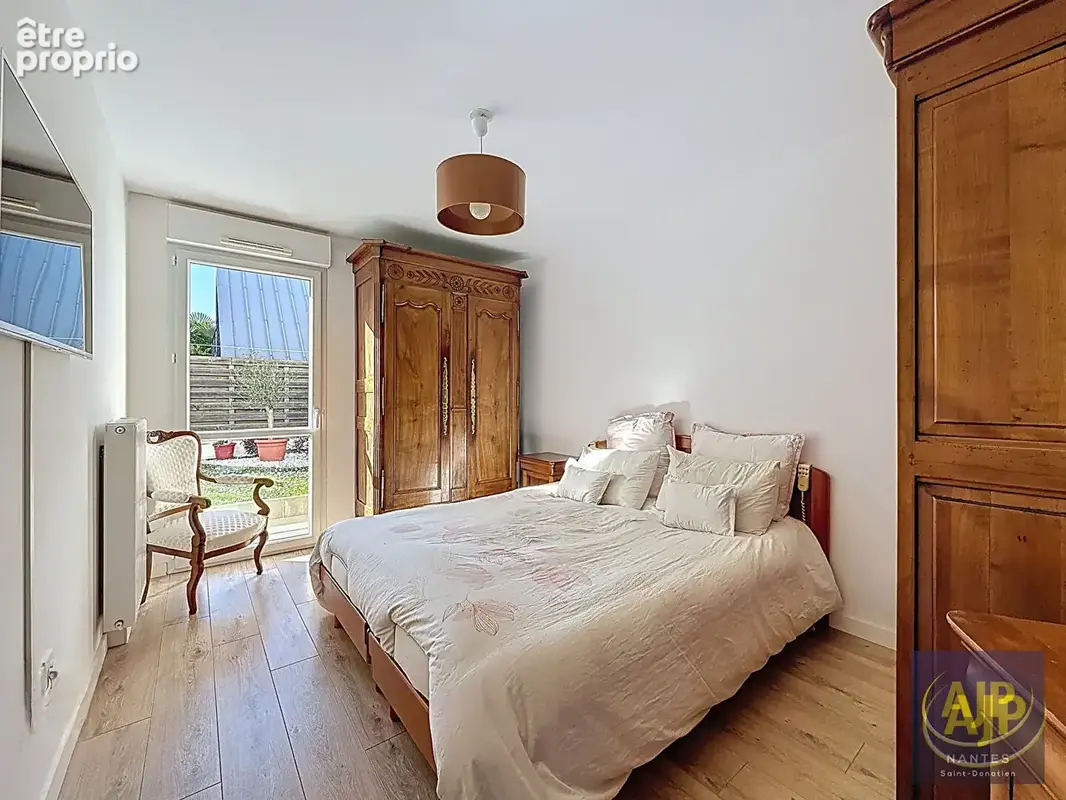 Nantes - tortiere - appartement t3 a vendre avec jardin privatif et garage. - photo 11
