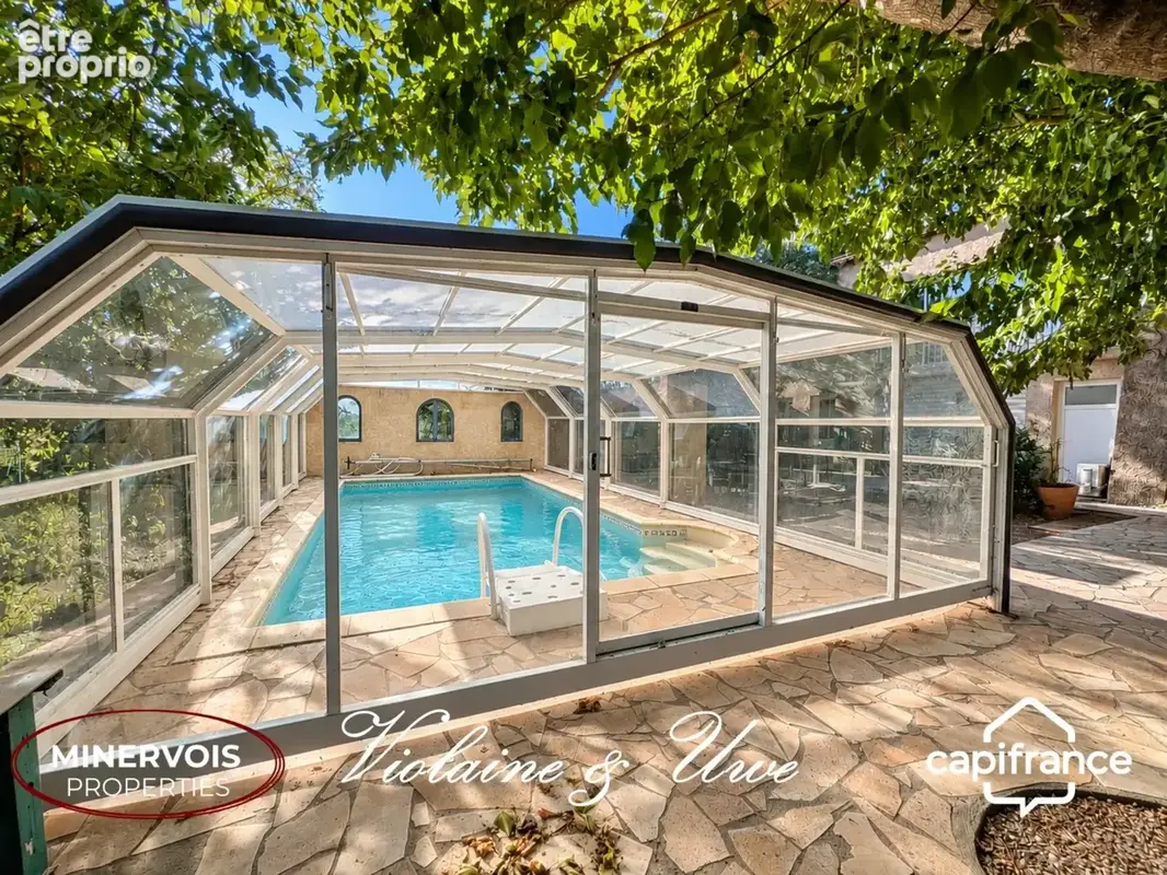 Azille – maison de 184 m² au milieu des vignes avec piscine et panneaux solaires - photo 12