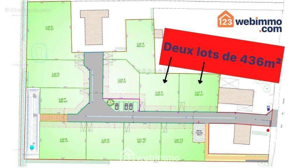 Deux lots possibles de 436m² - Terrain à TALMONT-SAINT-HILAIRE
