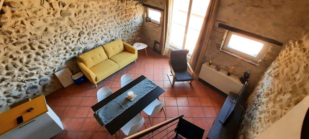 Appartement type loft ceret centre ville 66 vallespir espagne mer montagne - photo 3