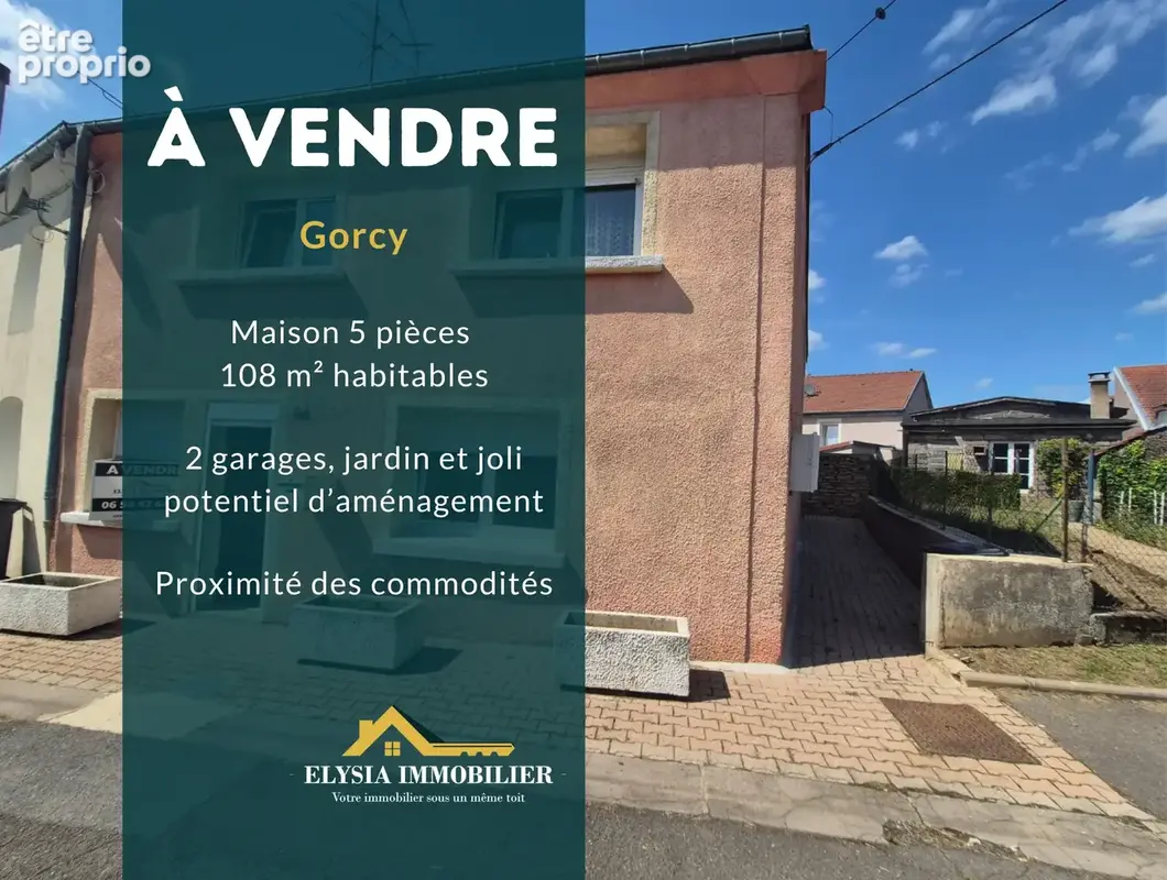 Photo Maison à Gorcy au prix de 165 000€