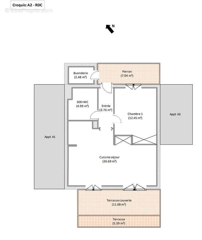 Appartement à GHISONACCIA