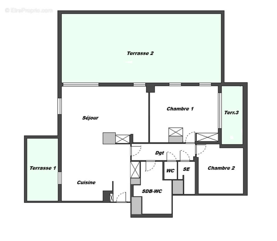 Appartement à PARIS-13E