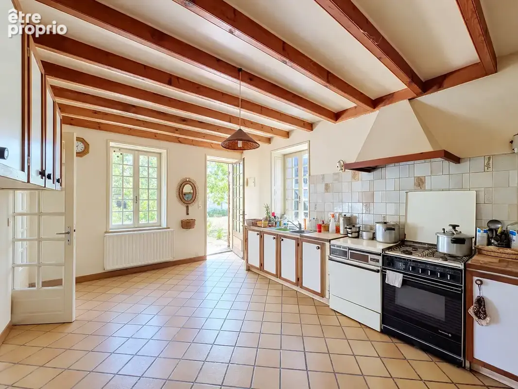 SECTEUR MANSLE : ensemble immobilier en pierres composé de 3 habitations et plusieurs dépendances sur jardin. - photo 5