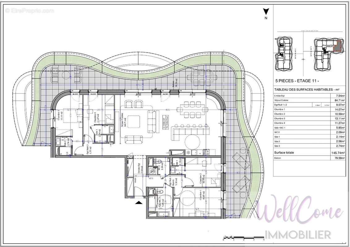 VEFA - Appartement T5 de 145m² côté Sud (2 Box inclus) à Aix-Les-Bains ! - photo 4