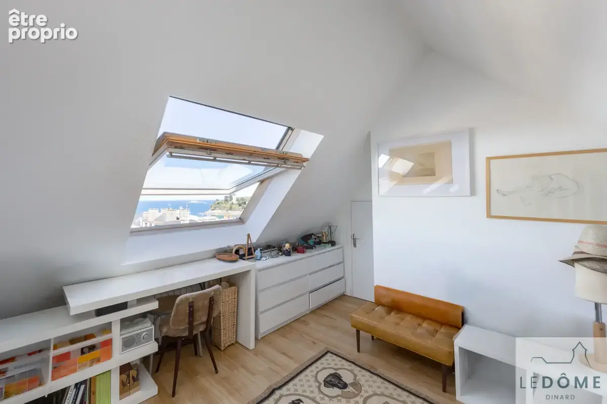 appartement vue mer Dinard Hyper centre - Appartement duplex balcon ascenseur garage - photo 12