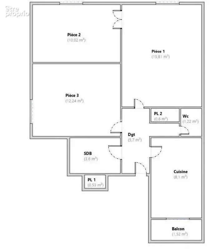 Appartement 3 pièces 58 m² à Strasbourg Centre-ville - photo 2