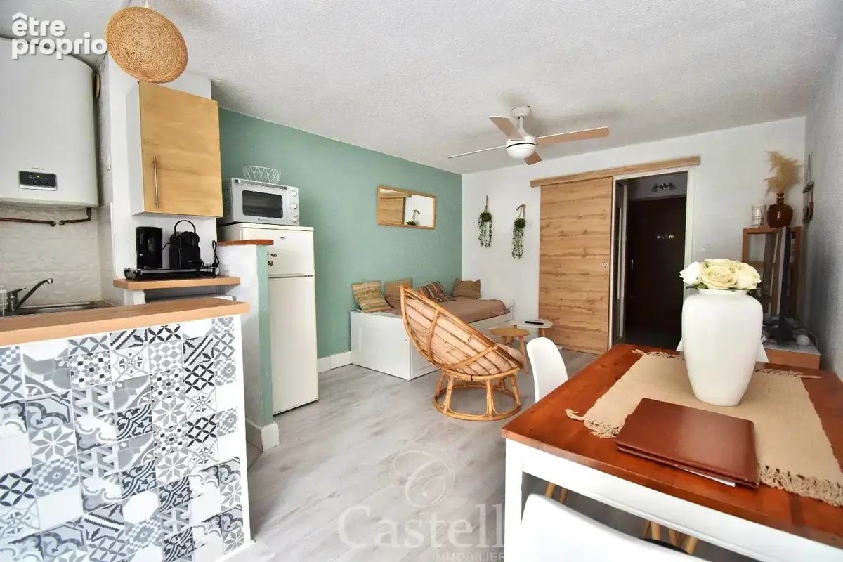 CAP D'AGDE  Studio-cabine rénové avec jardin et parking privatif - photo 8