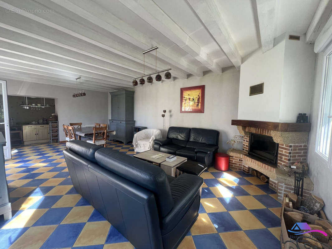 SALON/SALLE A MANGER - Maison à SAINT-SATURNIN