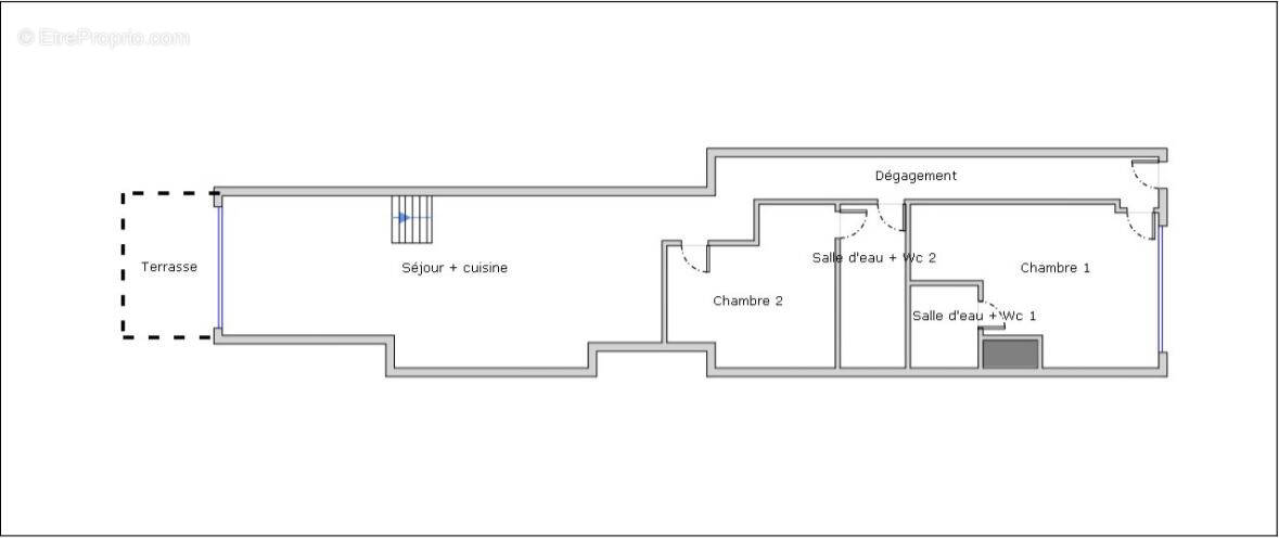 Appartement à PARIS-19E