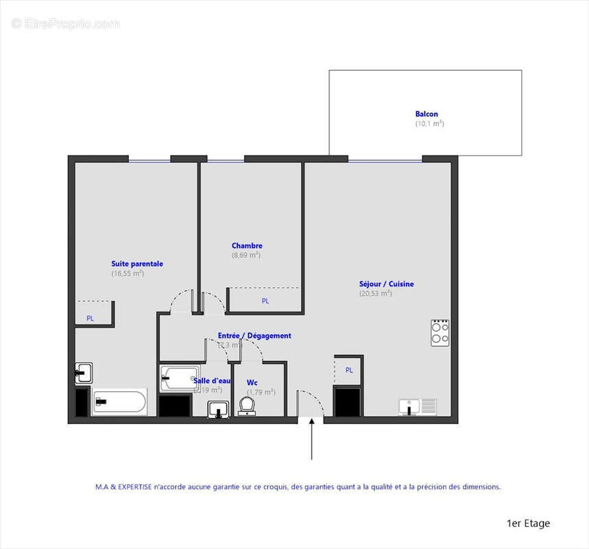 Investisseur/futur propriétaire :3 pièces  terrasse  double garage  piscine - photo 15