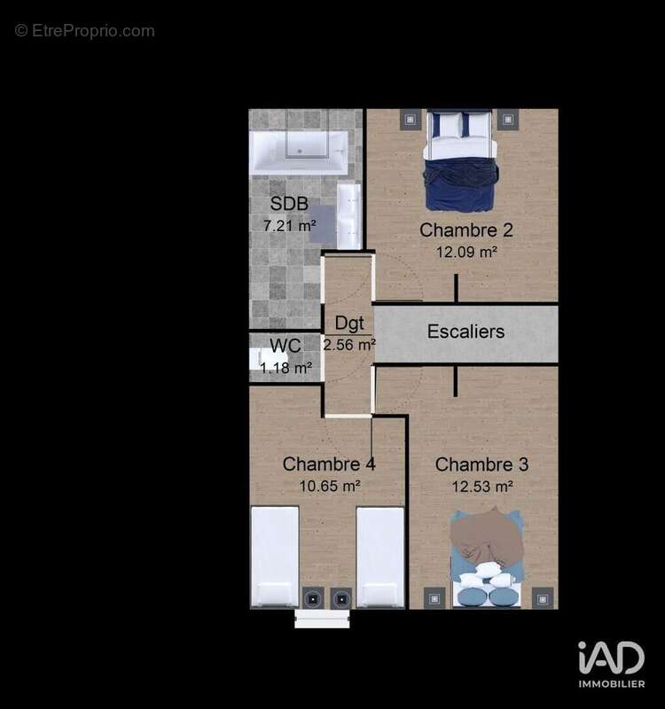 Maison 83 m² à Bauge  - photo 5
