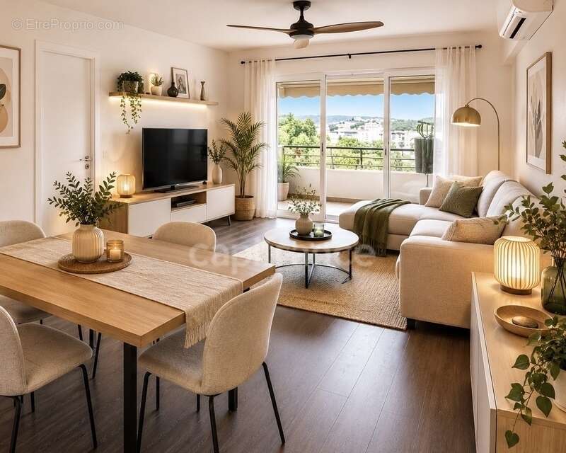 AJACCIO (20), appartement T2, terrasse, vue dégagée, secteur rocade proche commerces - photo 2