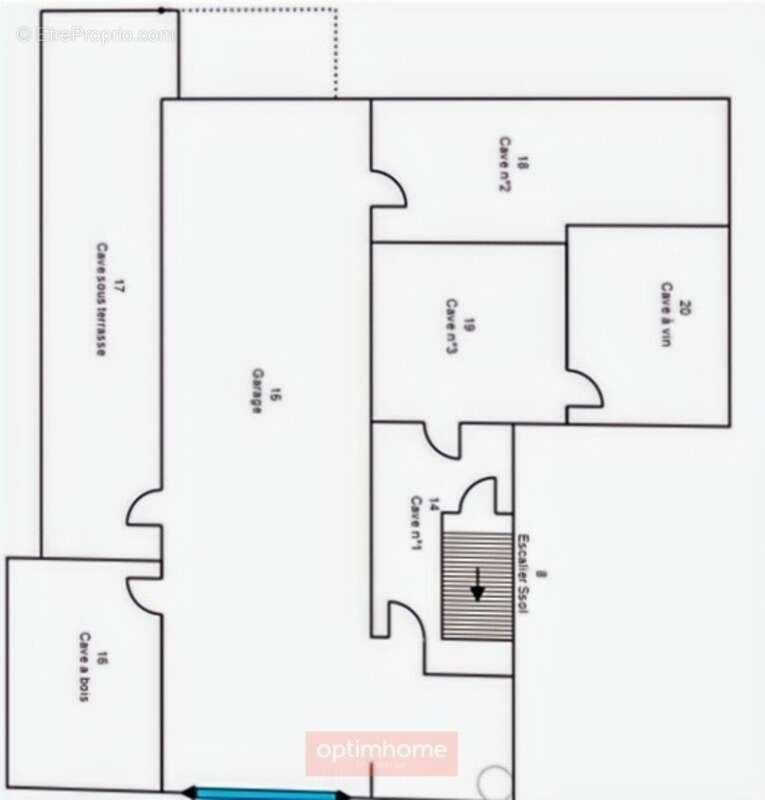 Arras chr / citadelle – pavillon individuel semi plain-pied de 219 m² – 5 chambres – sous-sol complet – jardin 1 008 m² - photo 35