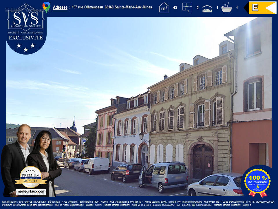 Appartement à SAINTE-MARIE-AUX-MINES