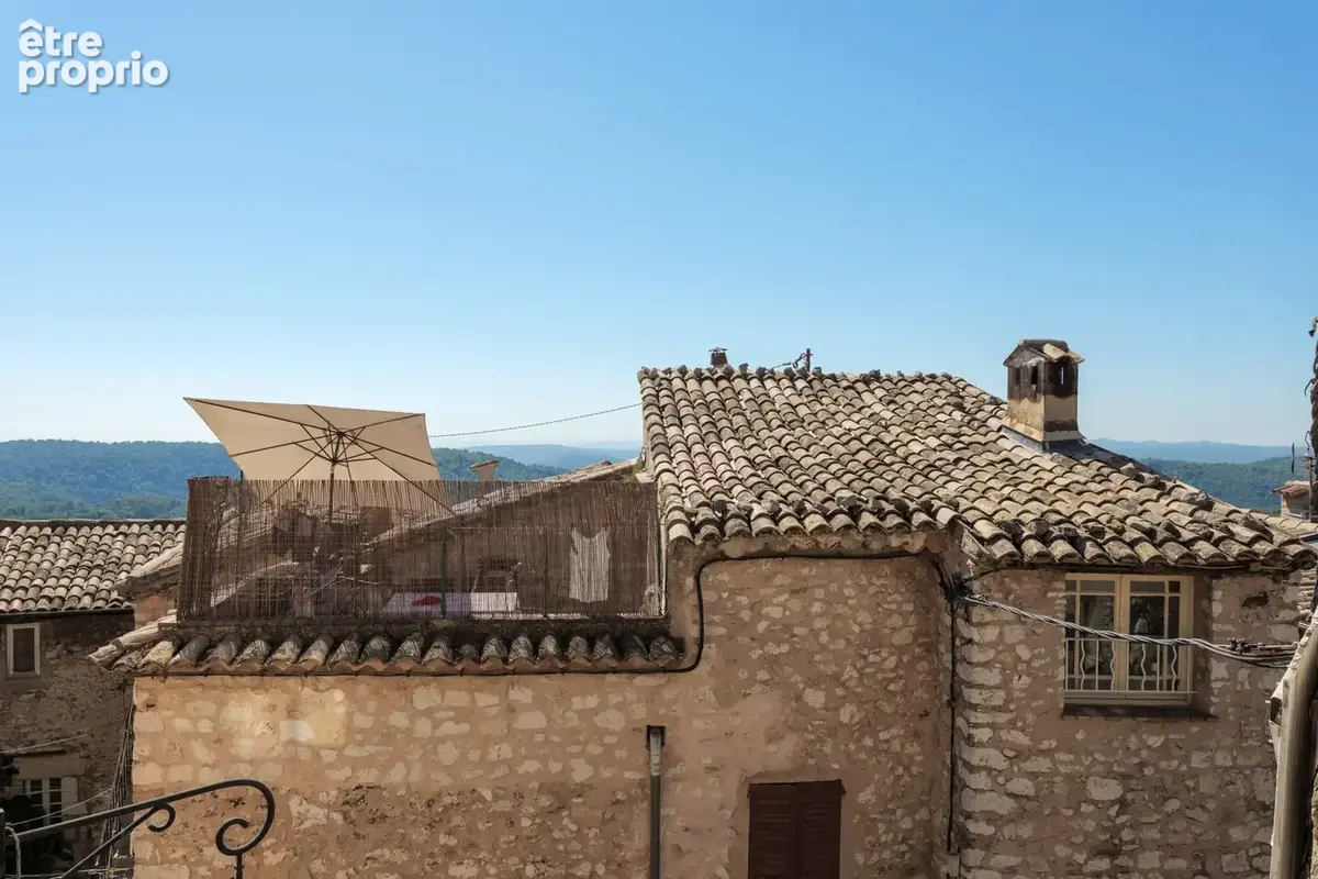 Tourrettes sur loup maison de village de charme avec vue mer, climatisation et 40 m2 de cave - photo 2