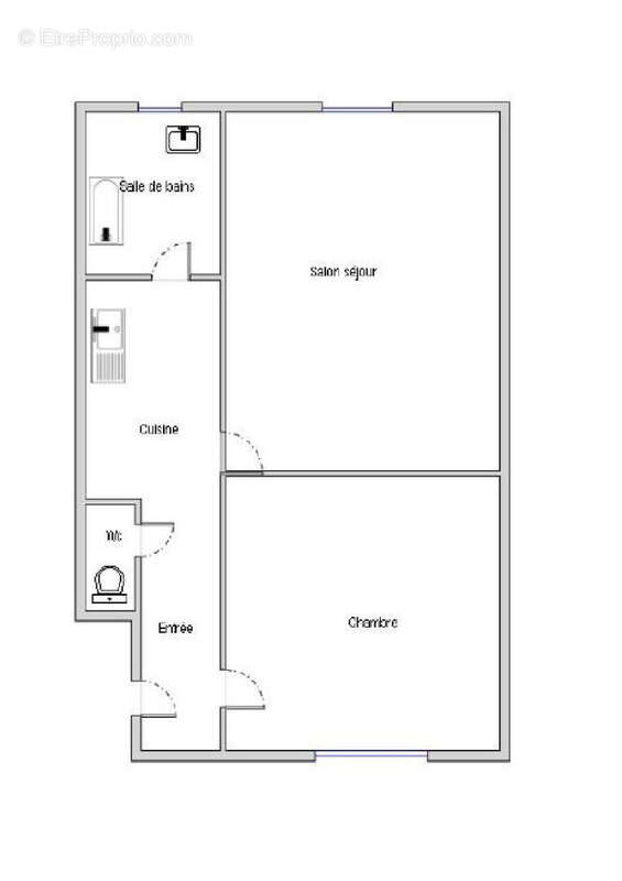 appartement 2 pièces de 38 m2 - photo 11