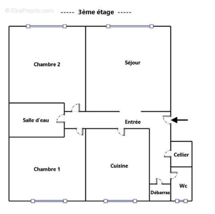 Appartement à LES PAVILLONS-SOUS-BOIS