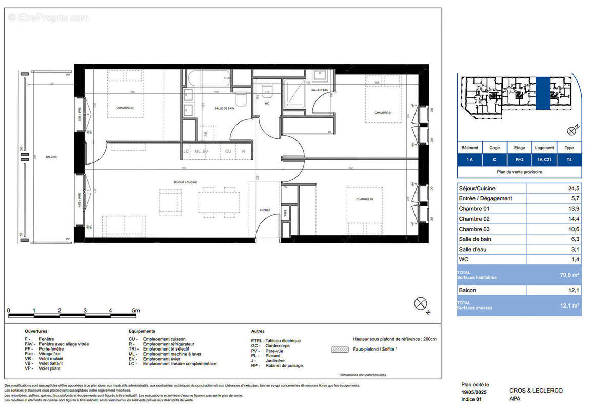 Appartement à TOULOUSE