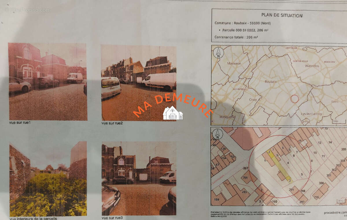 Terrain à ROUBAIX