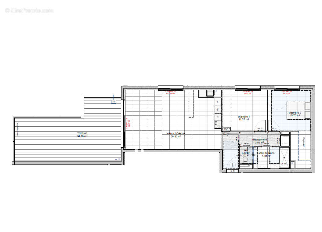 A vendre appartement 3 pieces grande terrasse residence avec piscine plein coeur des issambres garage - photo 7