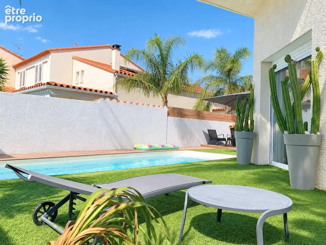 A perpignan route des plages, une villa d'architecte, 160m2 sh, avec piscine - photo 12