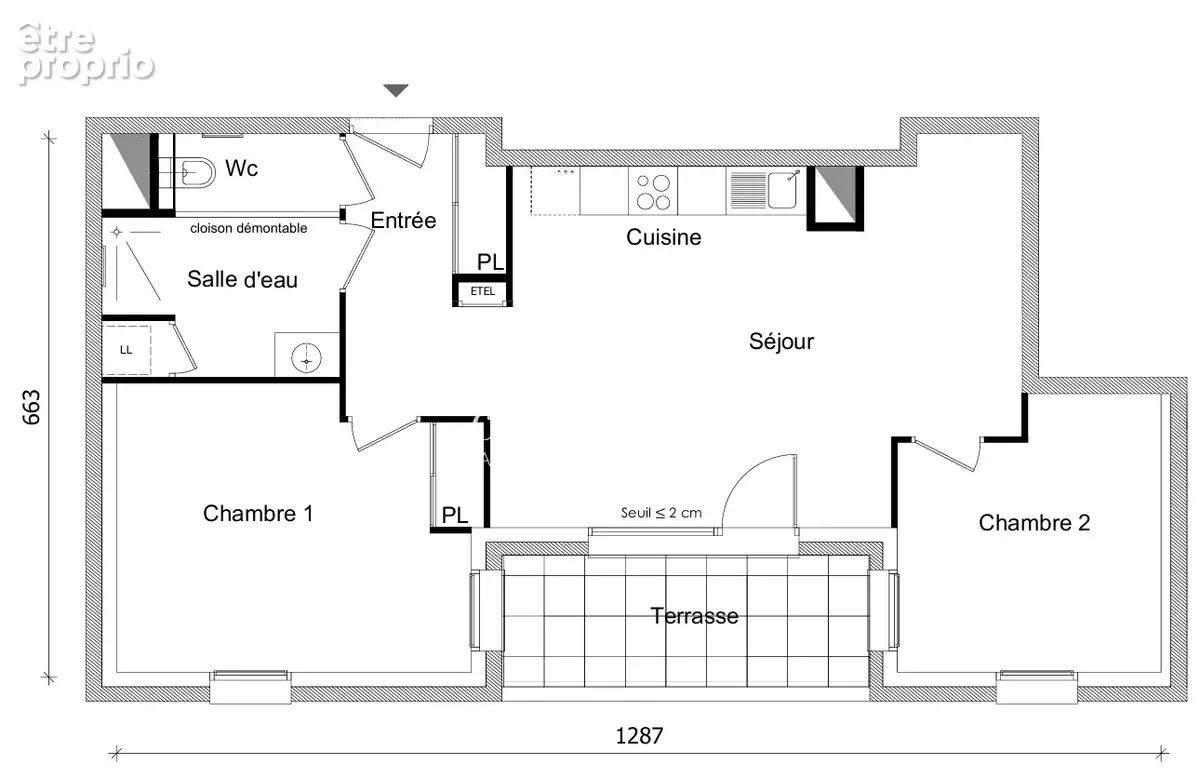 Bonneville   appartement 3 pieces de 65 m2 en résidence seniors avec services - photo 2
