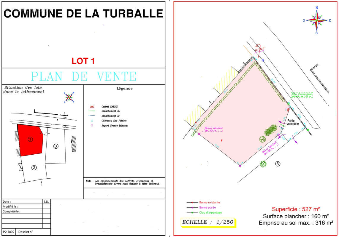 Terrain à LA TURBALLE